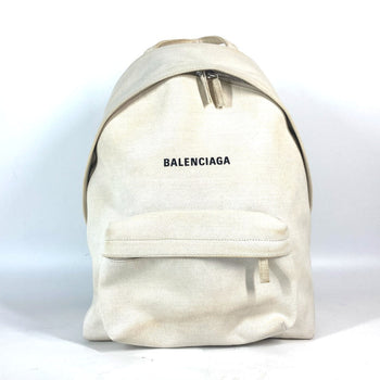 Balenciaga Backpack 552374 Canvas White Everyday Logo Mens(Unisex)