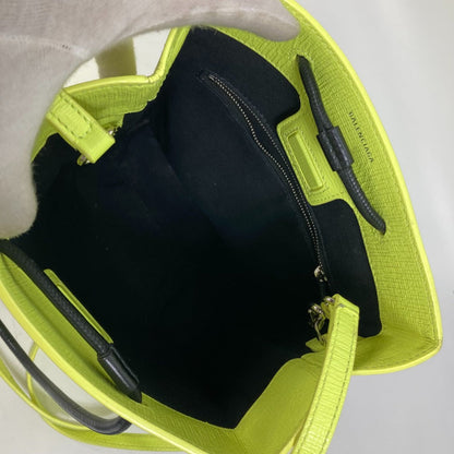 Balenciaga Tote Bag 568817 Leather Yellow Shoulder Bag Crossbody Shopping Tote Xs Women