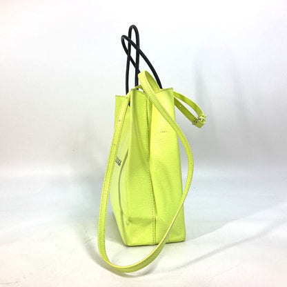 Balenciaga Tote Bag 568817 Leather Yellow Shoulder Bag Crossbody Shopping Tote Xs Women