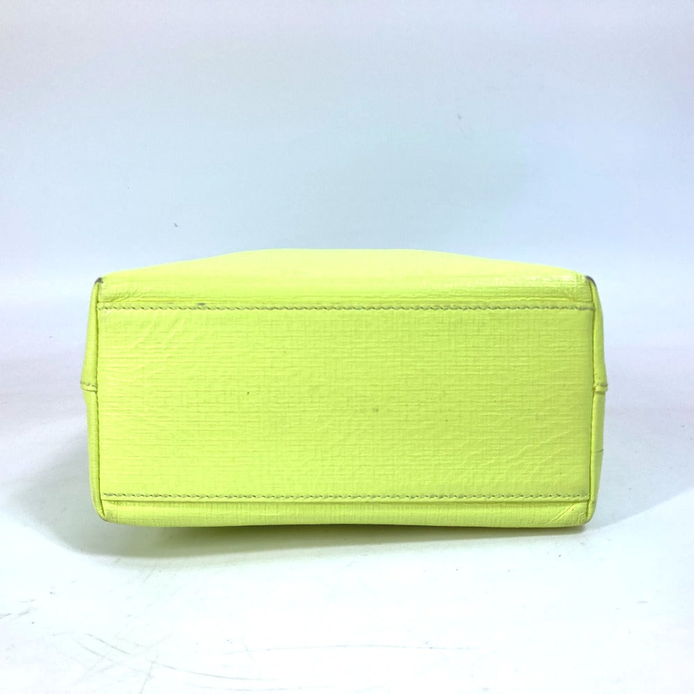 Balenciaga Tote Bag 568817 Leather Yellow Shoulder Bag Crossbody Shopping Tote Xs Women