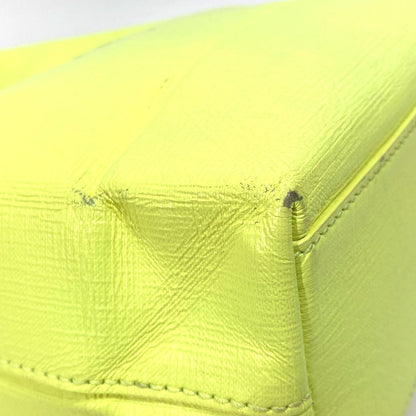 Balenciaga Tote Bag 568817 Leather Yellow Shoulder Bag Crossbody Shopping Tote Xs Women