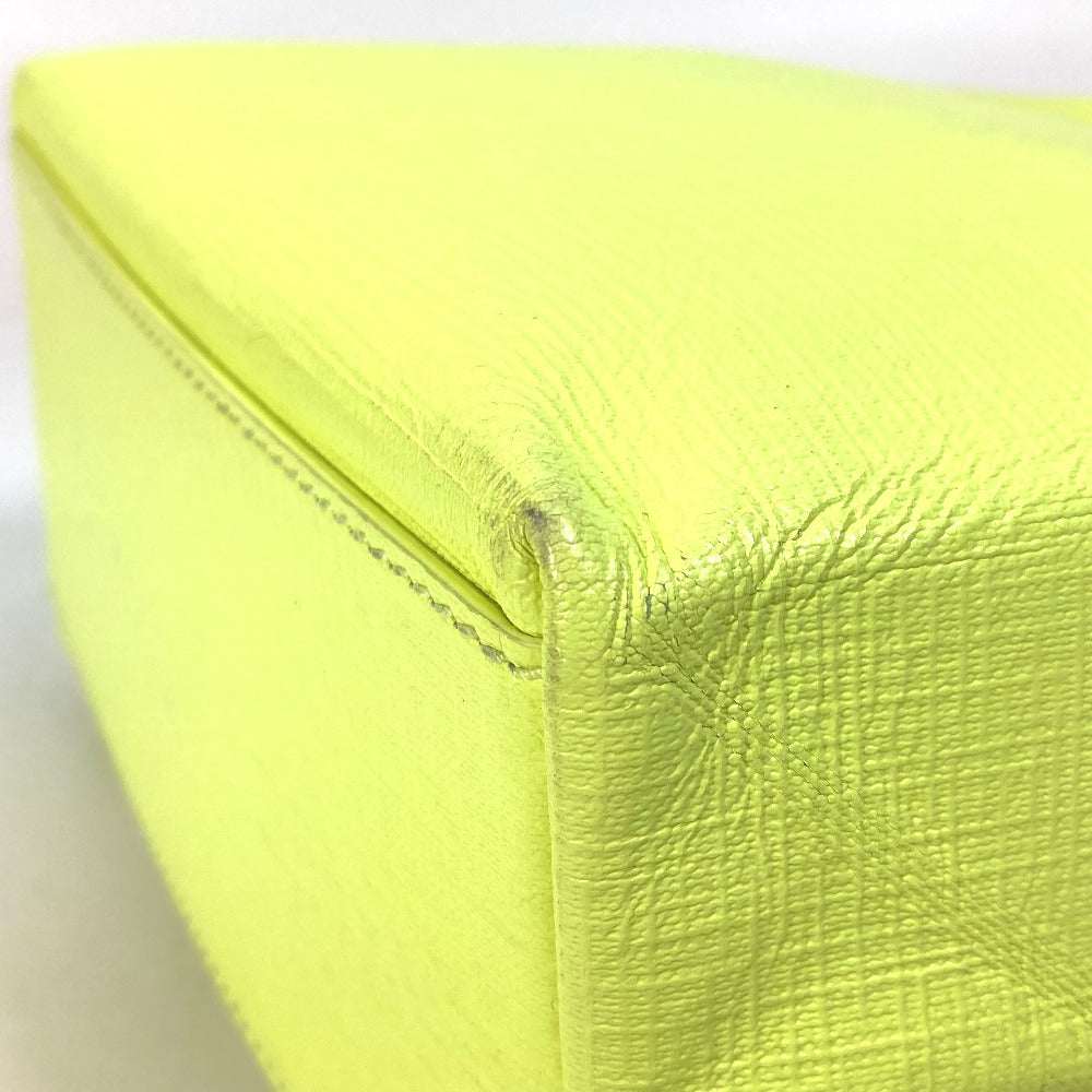 Balenciaga Tote Bag 568817 Leather Yellow Shoulder Bag Crossbody Shopping Tote Xs Women