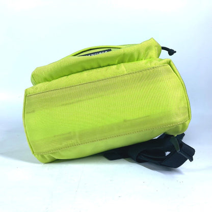 Balenciaga Backpack 558163 Nylon Canvas Yellow Explorer Logo Mens(Unisex)