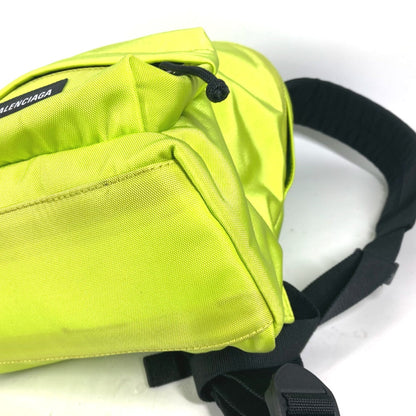 Balenciaga Backpack 558163 Nylon Canvas Yellow Explorer Logo Mens(Unisex)