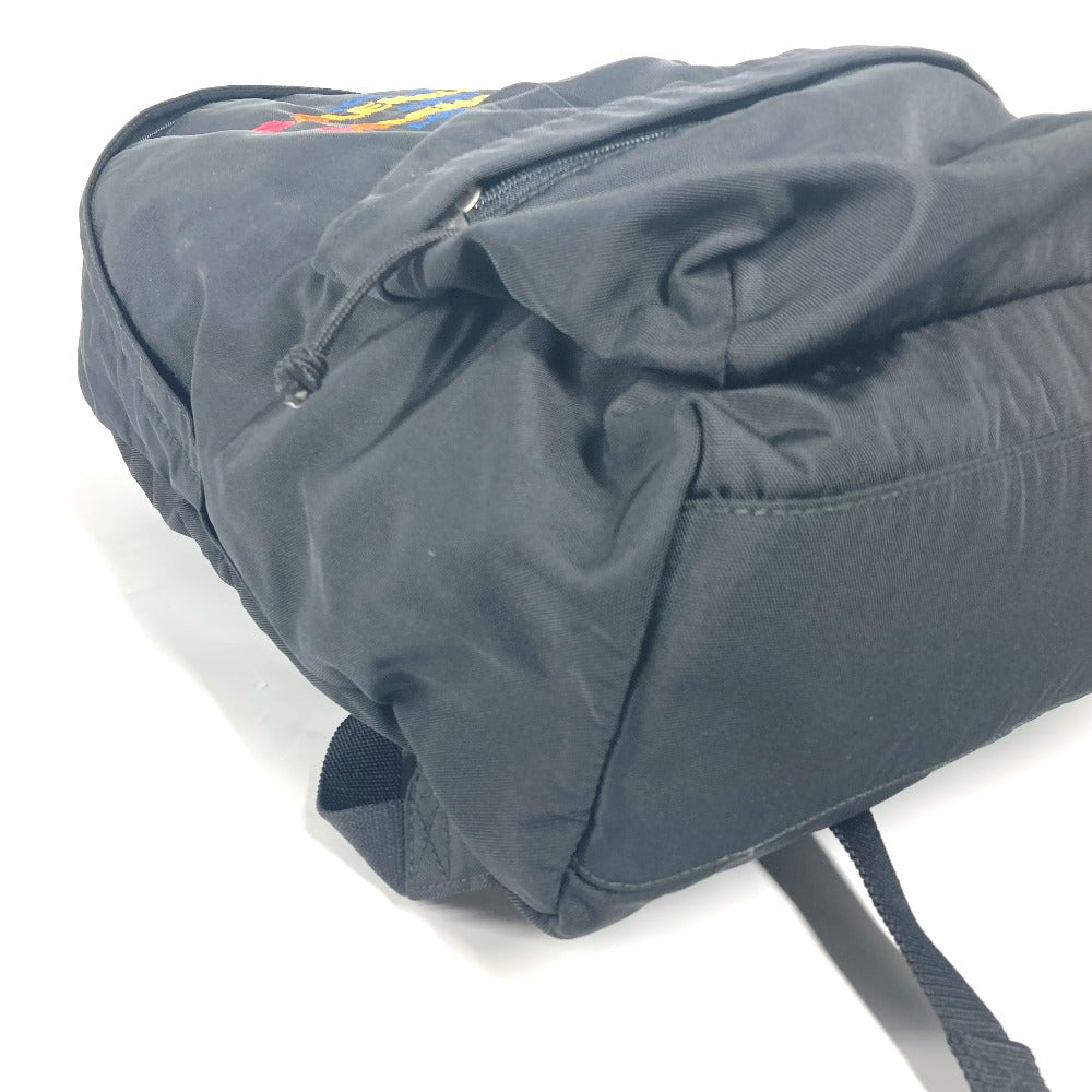 Balenciaga Backpack 503221 Nylon Black Explorer Logo Women
