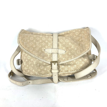 Louis Vuitton Shoulder Bag M95314 Monogram Mini-Lincanvas Beige Monogram Mini Run Saumur 30 Women