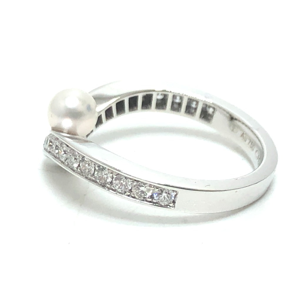 Chaumet Ring K18Wg Silver Josephine Collection Egrette, Pearl, Diamond Women 51