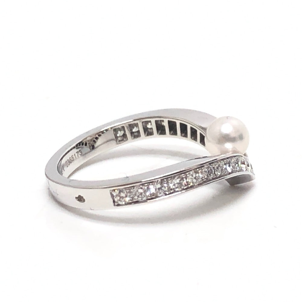 Chaumet Ring K18Wg Silver Josephine Collection Egrette, Pearl, Diamond Women 51