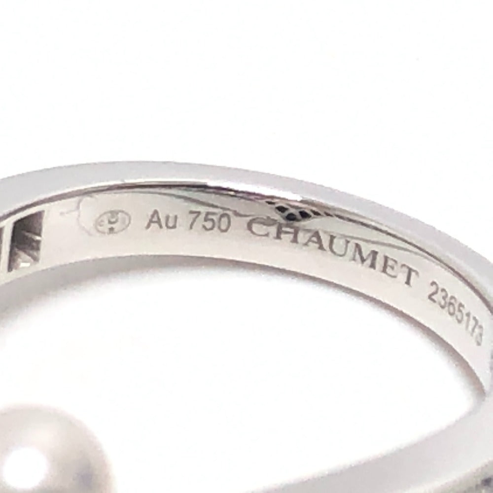 Chaumet Ring K18Wg Silver Josephine Collection Egrette, Pearl, Diamond Women 51
