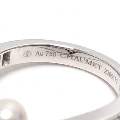 Chaumet Ring K18Wg Silver Josephine Collection Egrette, Pearl, Diamond Women 51