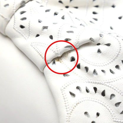 Coach Handbag 16997 Leather White Madison Punching 2Way Leather Cut Op Art Leather Sophia Shirakawa