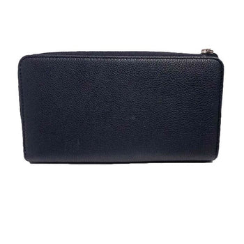 Louis Vuitton Long Wallet Purse N60146 Leather Noir Voca Stains All Leather Parnasea Portefeuille
