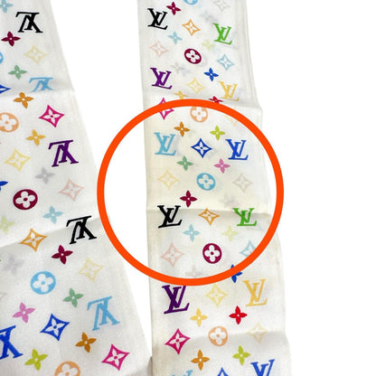 Louis Vuitton Scarf M71991 Silk Multicolor Monogram Bando