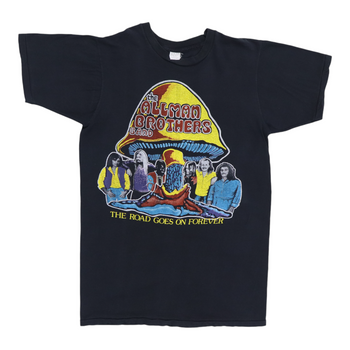 1970S Allman Brothers Road Goes On Forever Shirt
