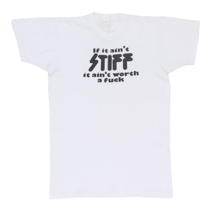 1970S Stiff Records Ain'T Worth A Fuck Shirt