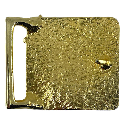 1970S Warner Brothers Records Gold Belt Buckle
