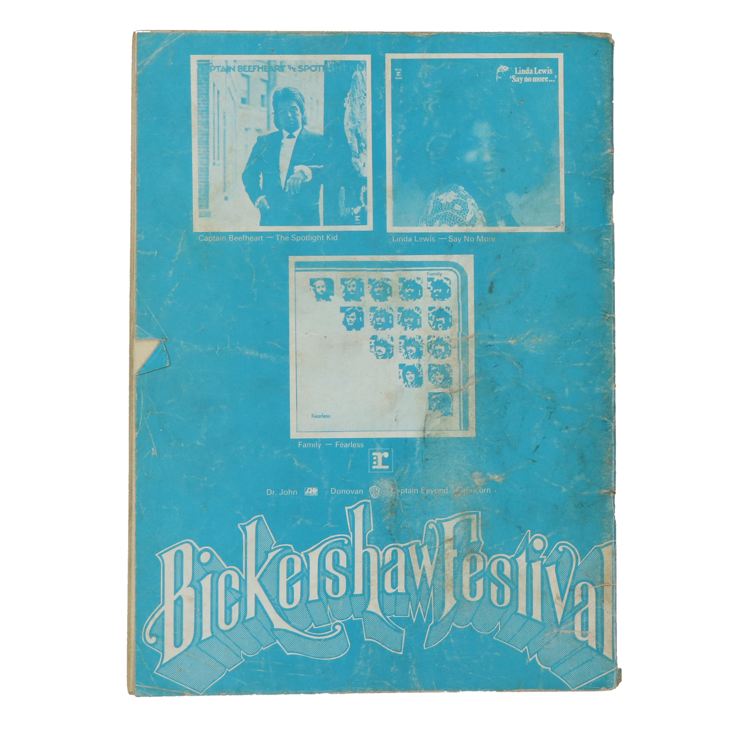 1972 Grateful Dead Bikershaw Festival Program
