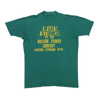 1975 Rolling Stones I Got Stoned Chicago Concert