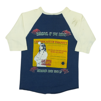 1979 Alice Cooper Madhouse Rock Tour Jersey Shirt