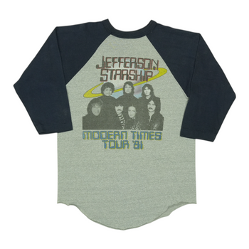 1981 Jefferson Starship Modern Times Tour Jersey Shirt