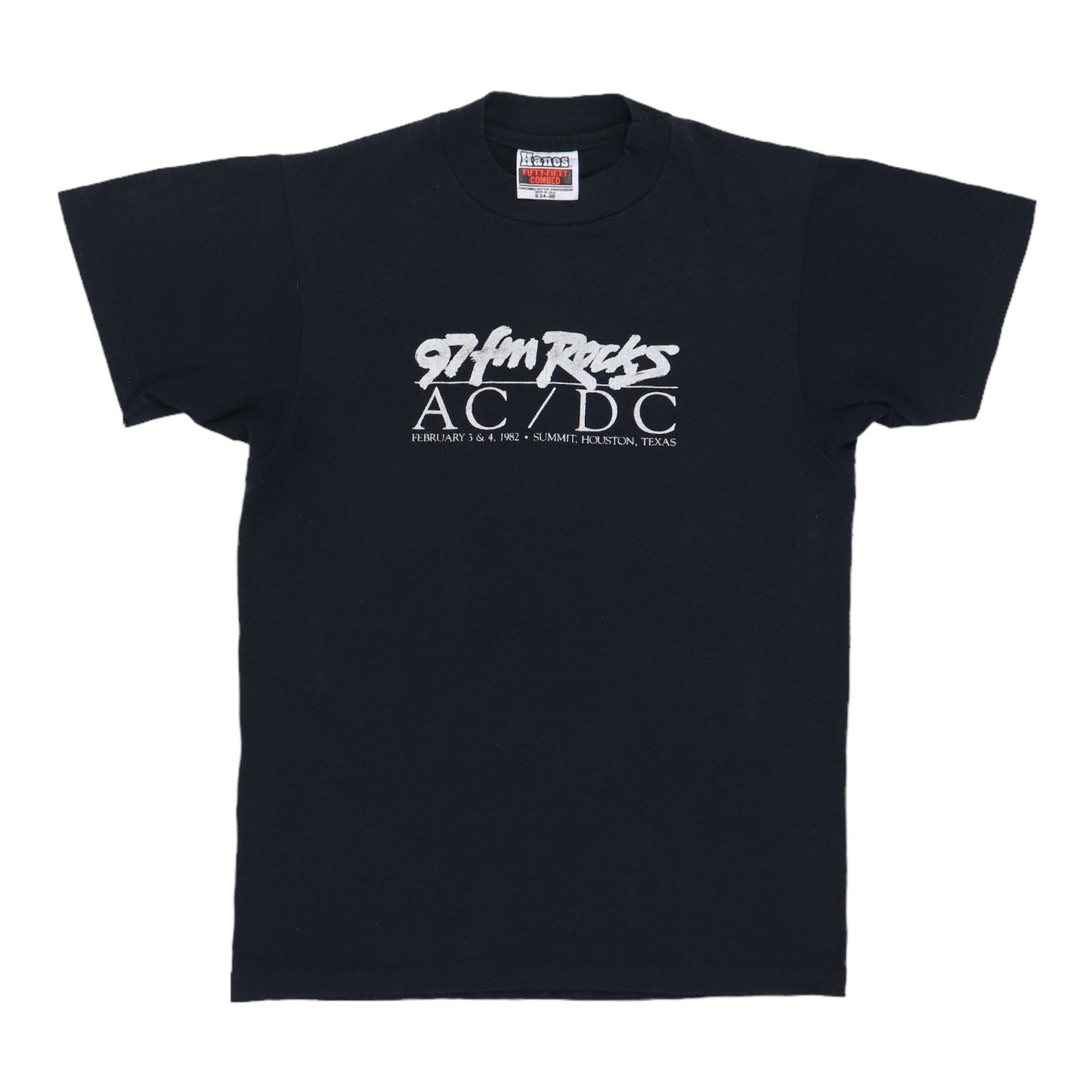 1982 Acdc Houston Texas Concert Shirt