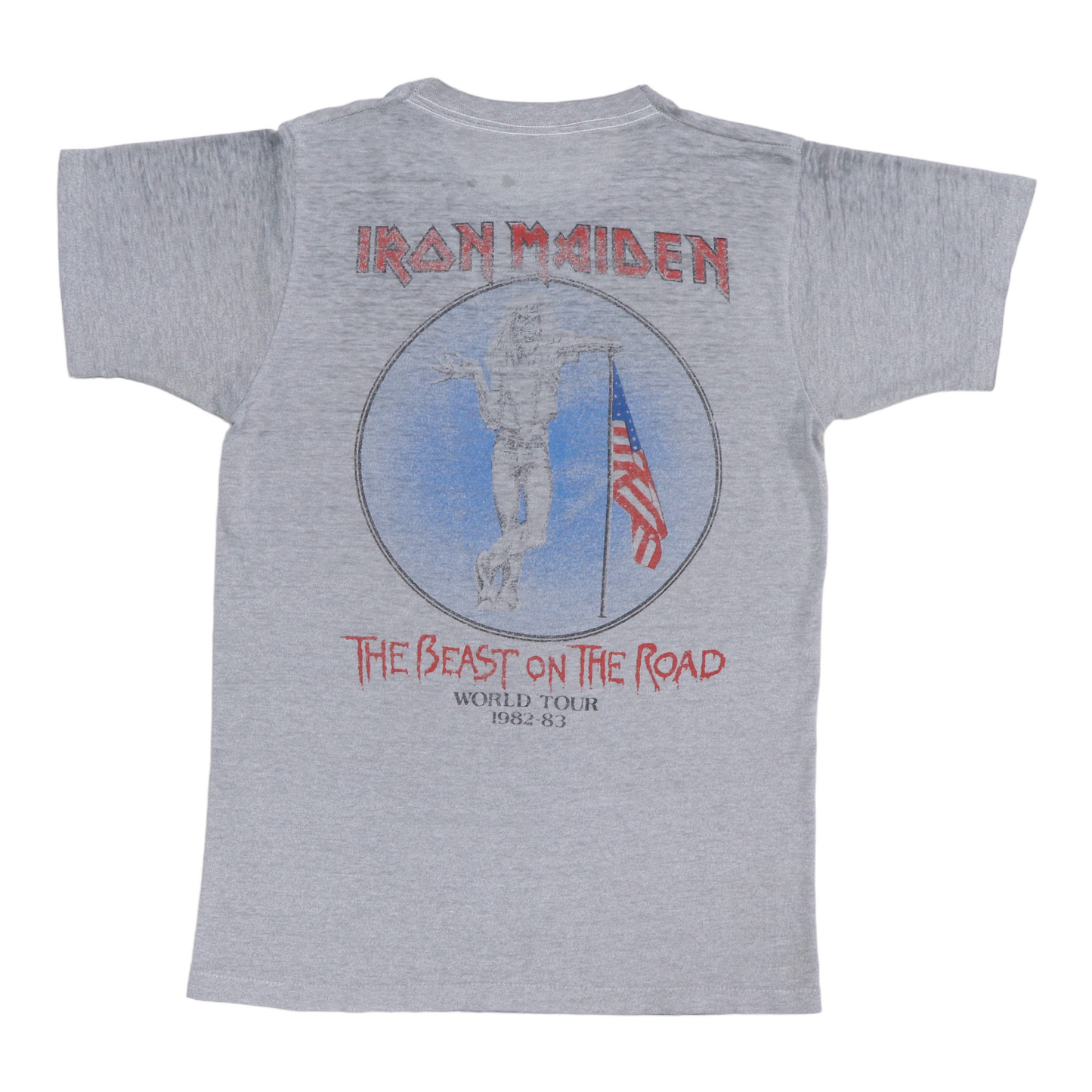 1982 Iron Maiden Beast On The Road Tour Shirt