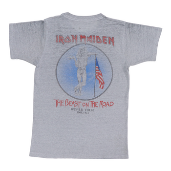 1982 Iron Maiden Beast On The Road Tour Shirt