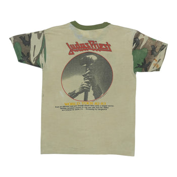 1982 Judas Priest Screaming For Vengeance Camo Tour Shirt