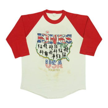 1983 The Kinks State Of Confusion Tour Jersey Shirt