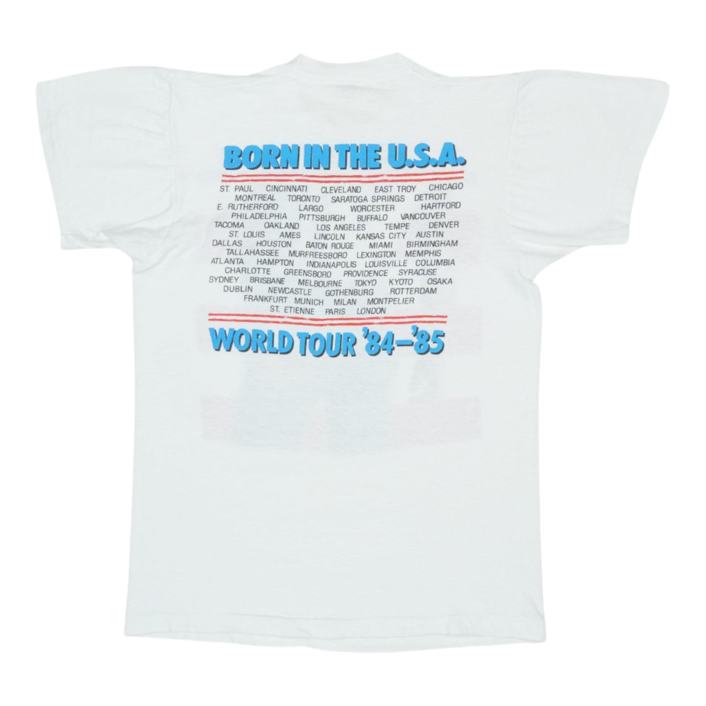 1984 Bruce Springsteen Born In The Usa Tour Shirt