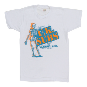 1984 Uk Subs Goldenvoice Concert Shirt