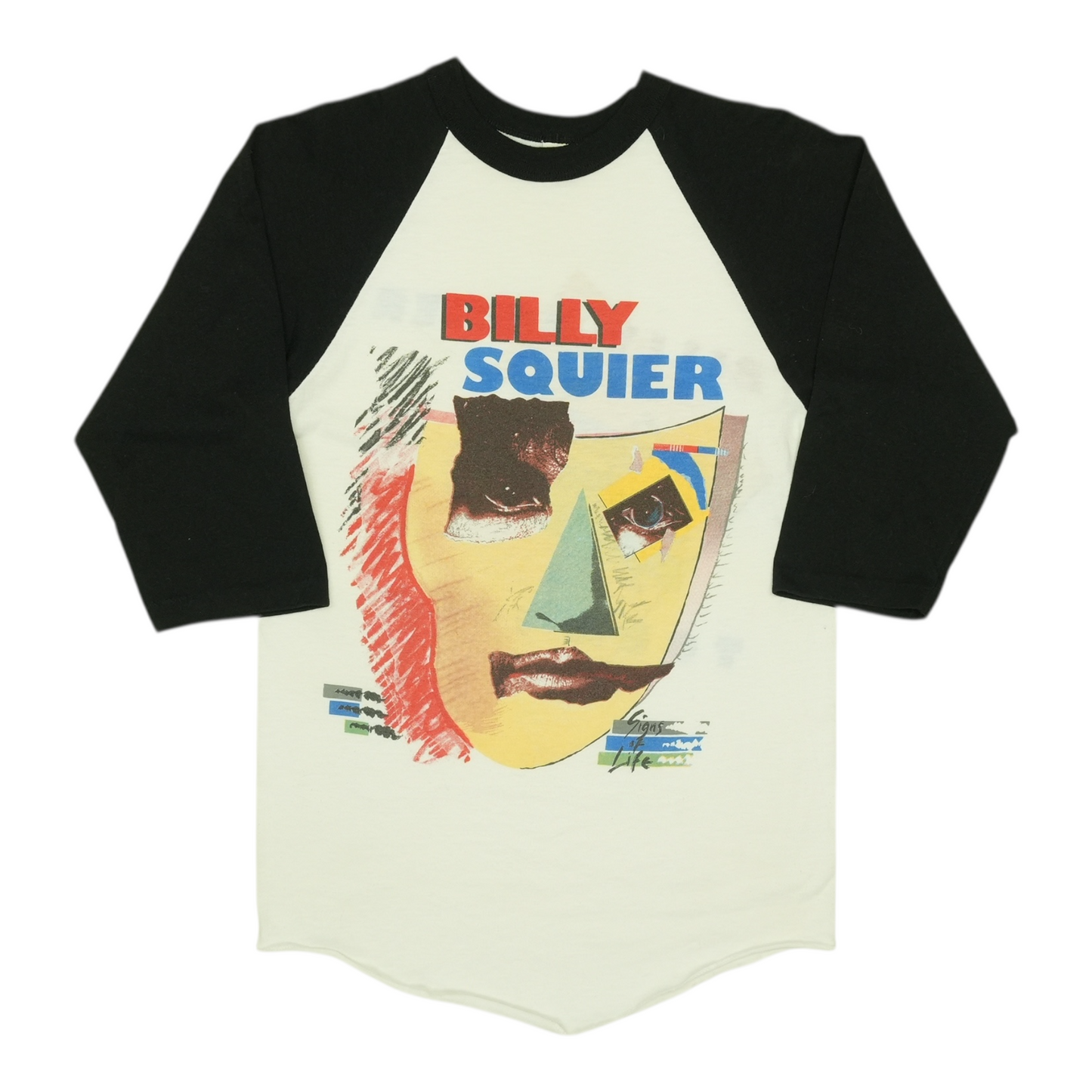 1984 Billy Squier Signs Of Life Tour Jersey Shirt