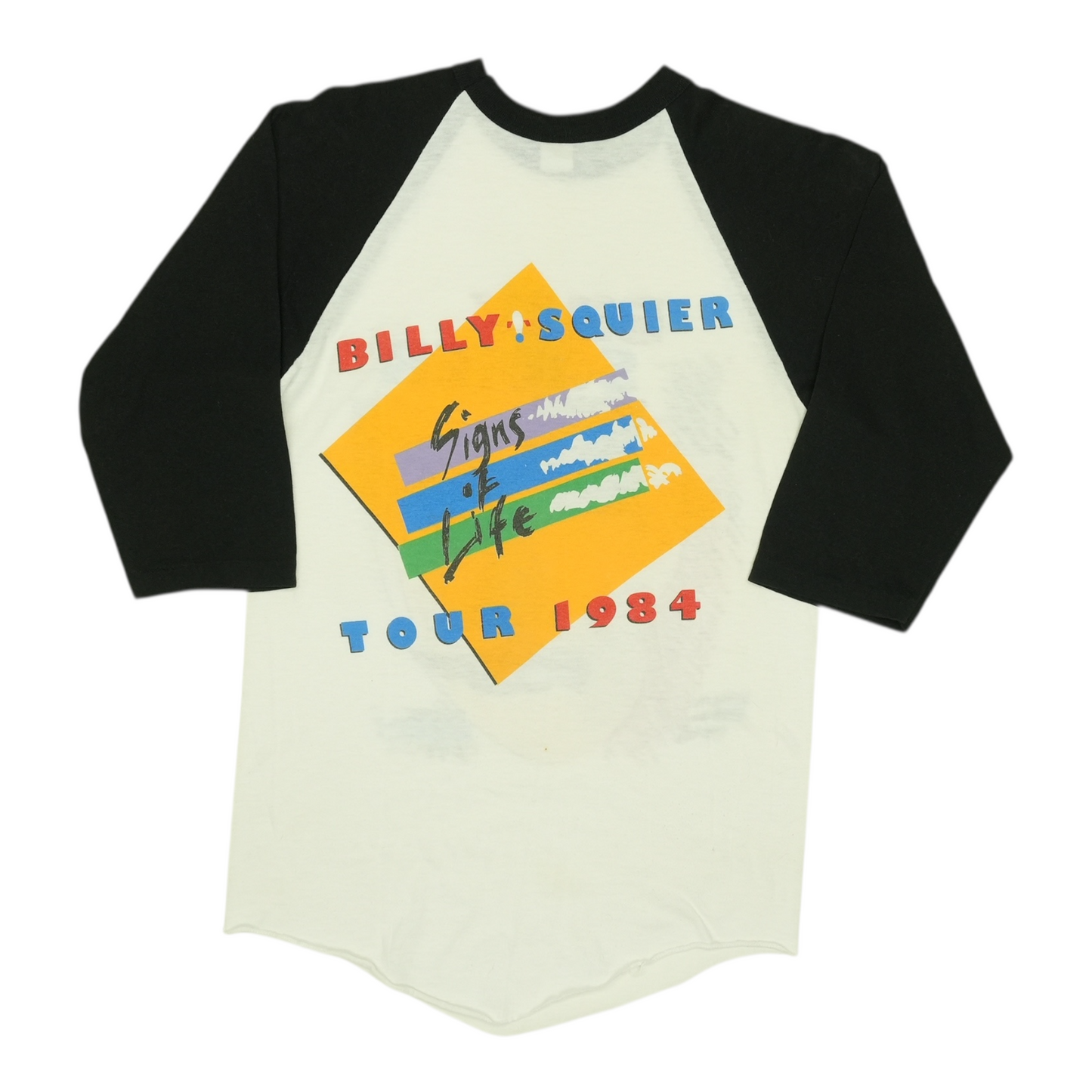 1984 Billy Squier Signs Of Life Tour Jersey Shirt