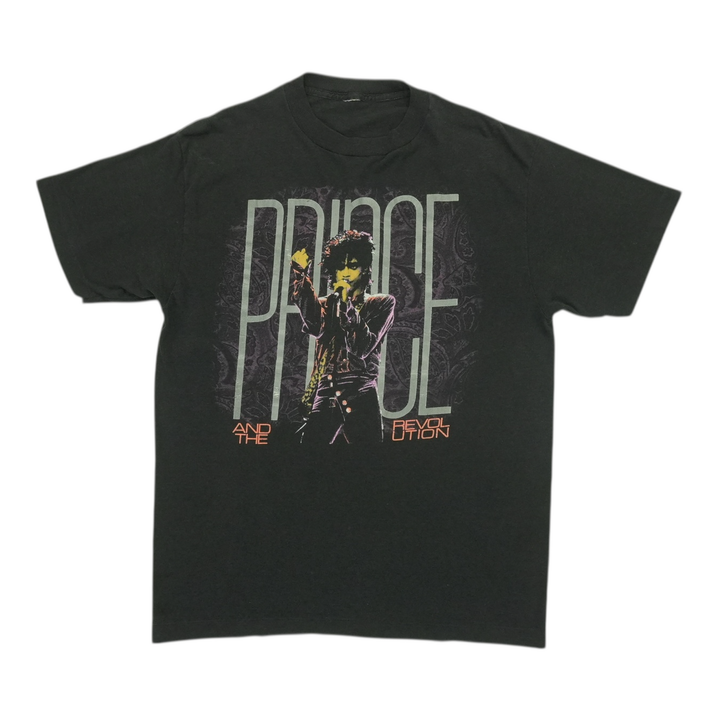 1985 Prince And The Revolution Purple Rain World Tour Shirt