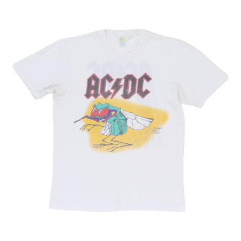 1986 Acdc Fly On The Wall Tour Shirt