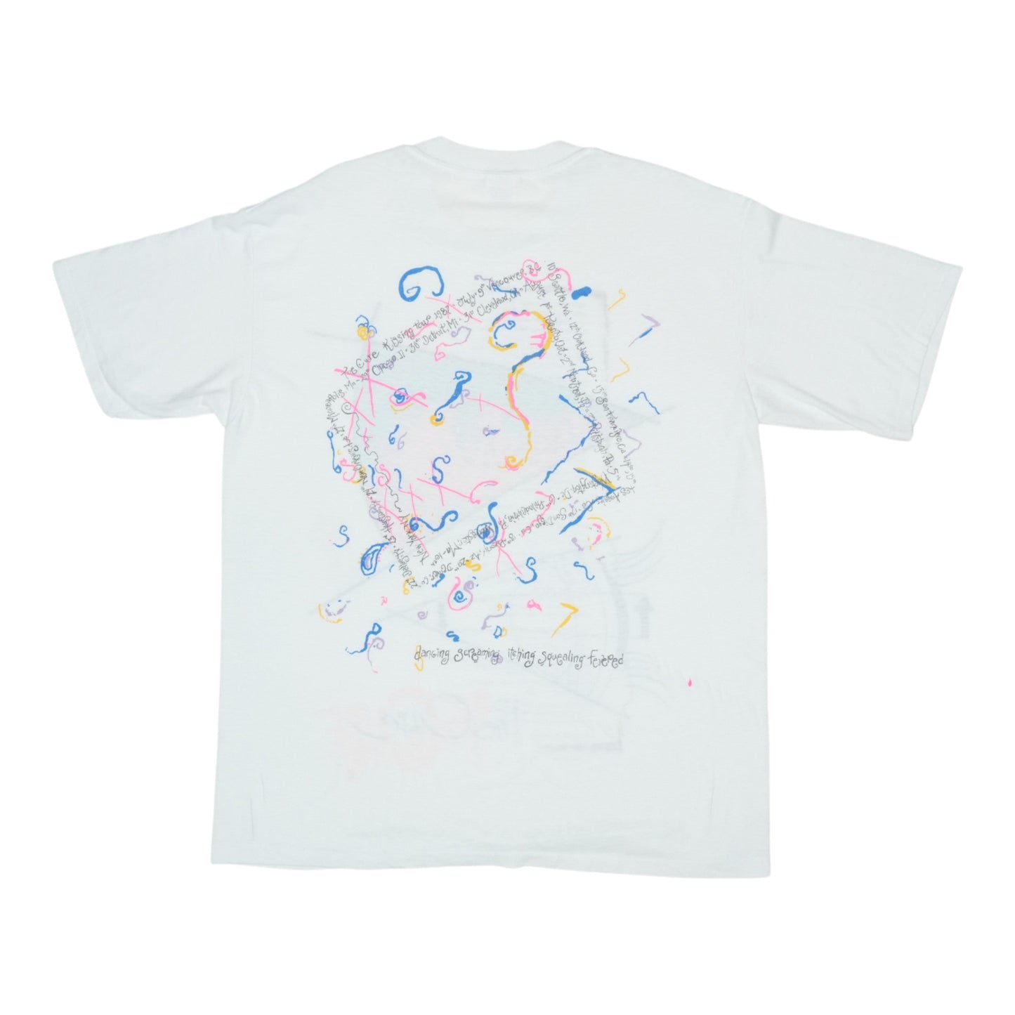 1987 The Cure Kissing Tour Shirt