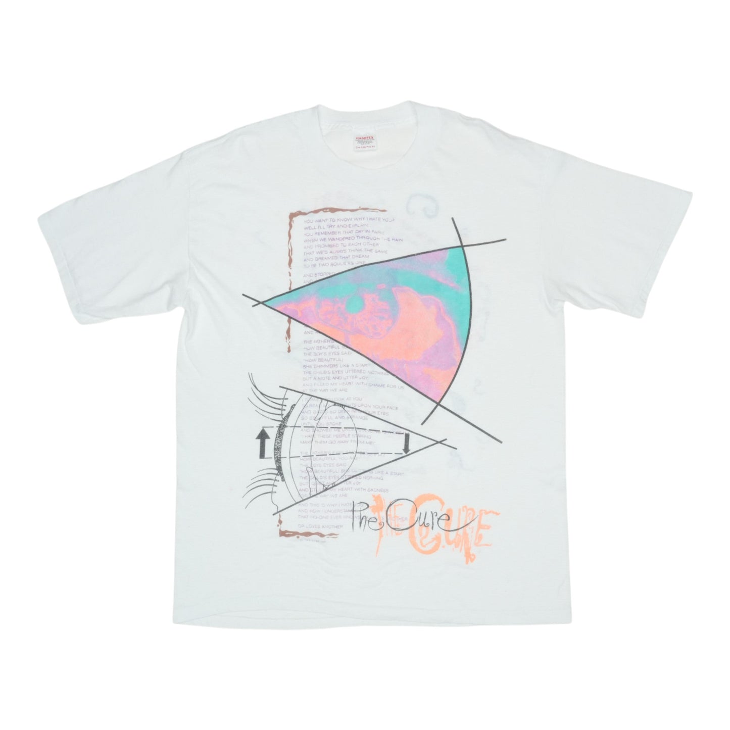 1987 The Cure Kissing Tour Shirt