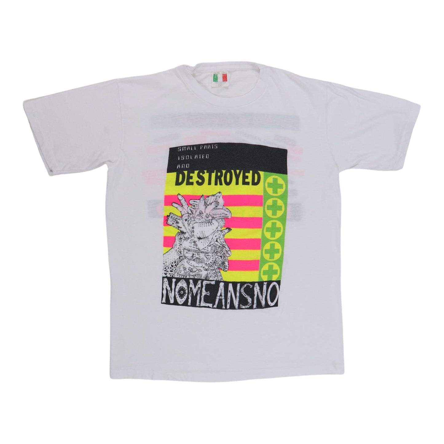 1988 Nomeansno Small Parts Isolated And Destroyed Shirt