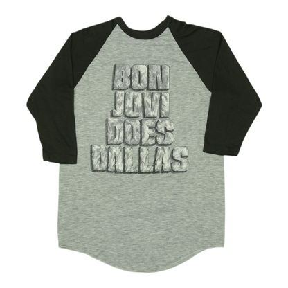 1989 Bon Jovi Does Dallas Texas Tour Jersey Shirt