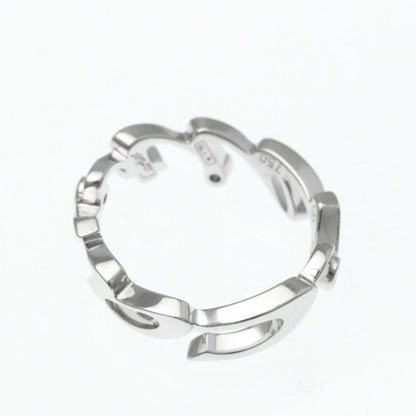 Cartier Signature 3P Diamond Ring White Gold (18K) Fashion Diamond Band Ring Silver