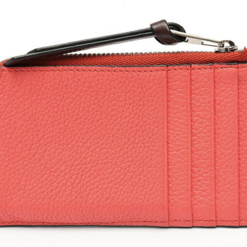 Loewe Coin Card Holder Case C660Z40X04 Soft Grain Calf Leather Pink S-159380