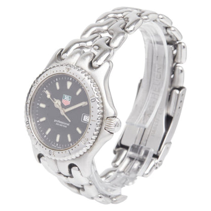 Tag Heuer Cell Watch Wg1214-K0 Quartz Black Dial Stainless Steel Boys' Heuer