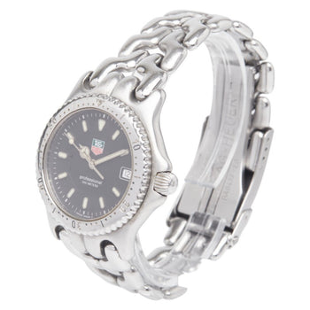 Tag Heuer Cell Watch Wg1214-K0 Quartz Black Dial Stainless Steel Boys' Heuer