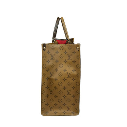 Louis Vuitton On The Go Gm Monogram Giant Shoulder Bag Reverse M45320 Brown