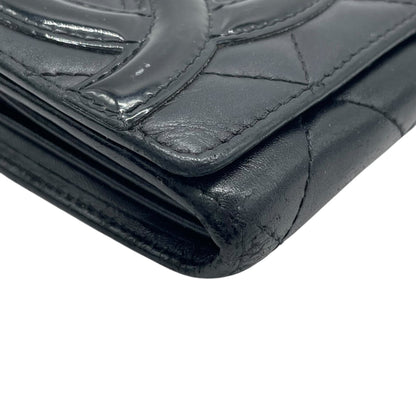 Chanel Cambon Line Bifold Long Wallet With Coco Mark