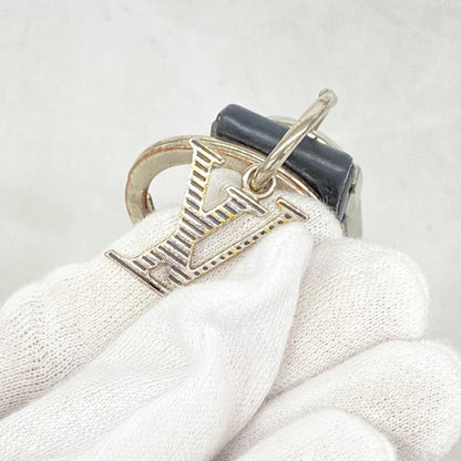 Louis Vuitton Monogram Shadow Keychain Dragonne M01298 Noir