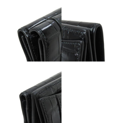 Balenciaga 600212 B Embossed Leather Bi-Fold Wallet