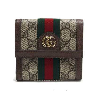 Gucci Bi-Fold Compact Wallet Ophidia Gg Supreme