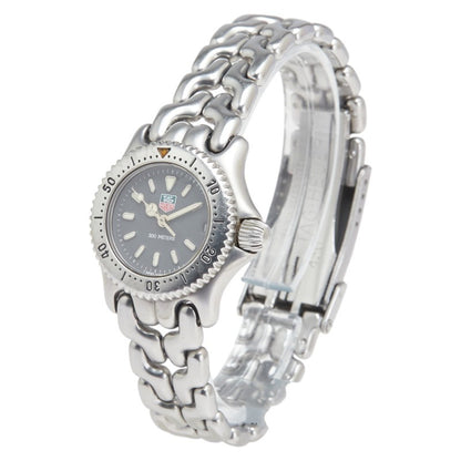 Tag Heuer Professional Watch S99.208M Quartz Black Dial Stainless Steel