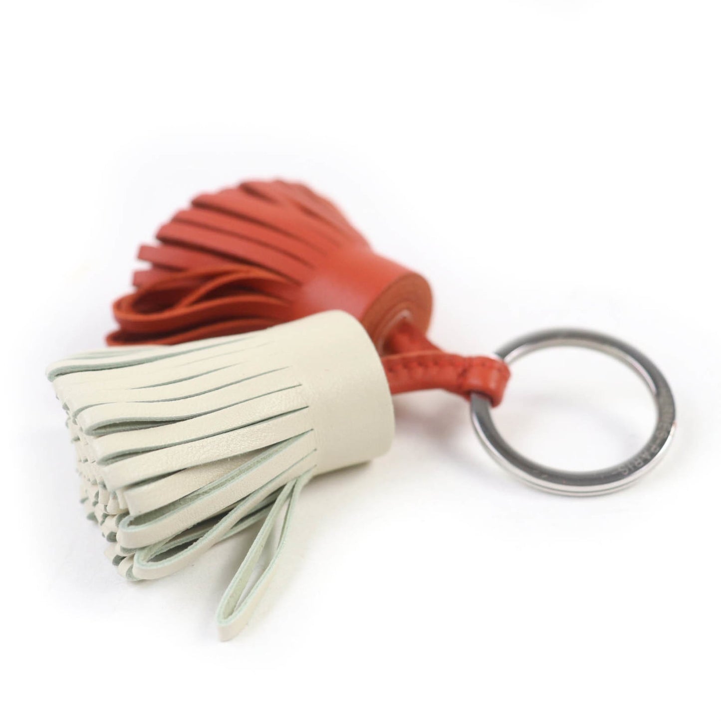 Hermes Carmen Unodos Anjou Milo Carnelian Cl Key Ring/Bag Charm